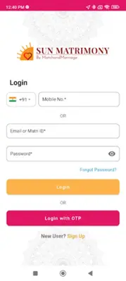 Sun Matrimony android App screenshot 4
